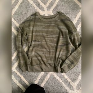 Zoe + Liv Camo Sweatshirt